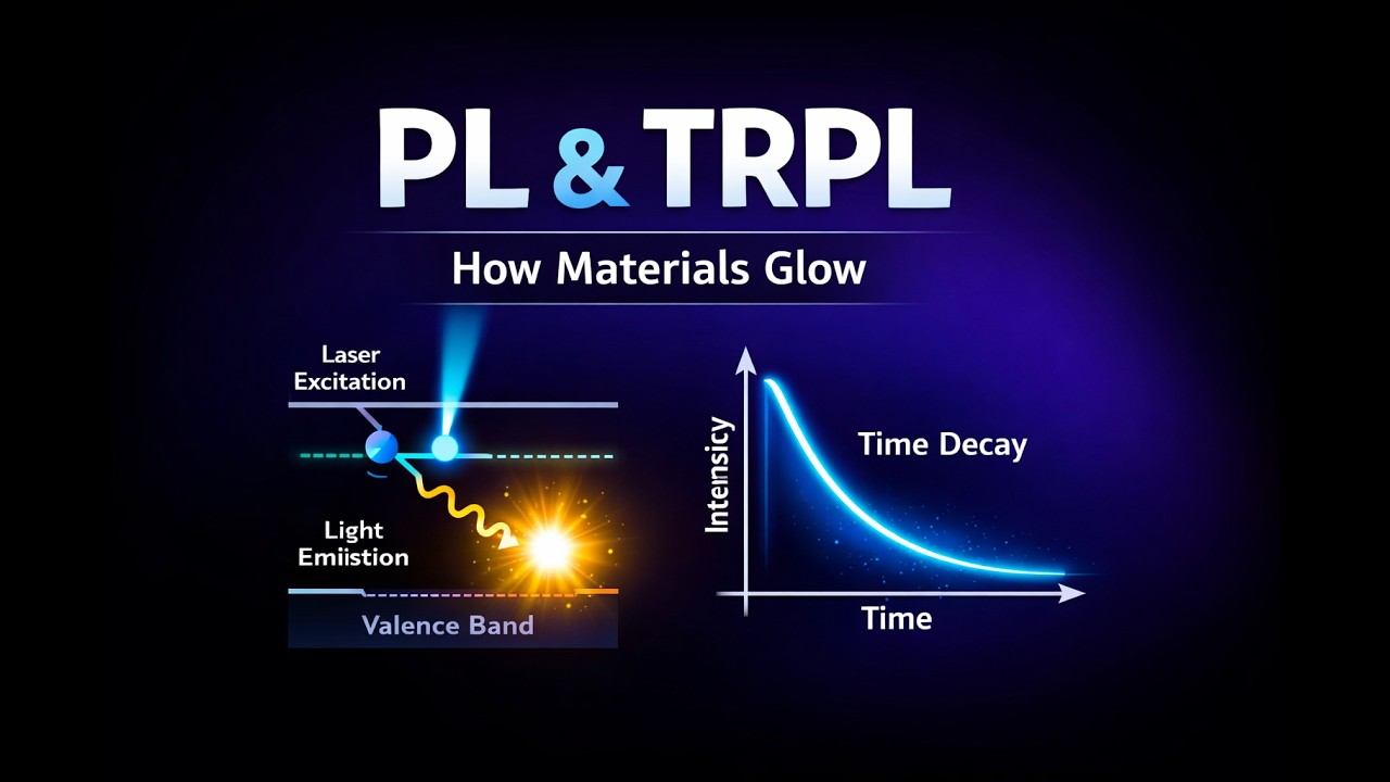 Explained PL and TRPL of Materials