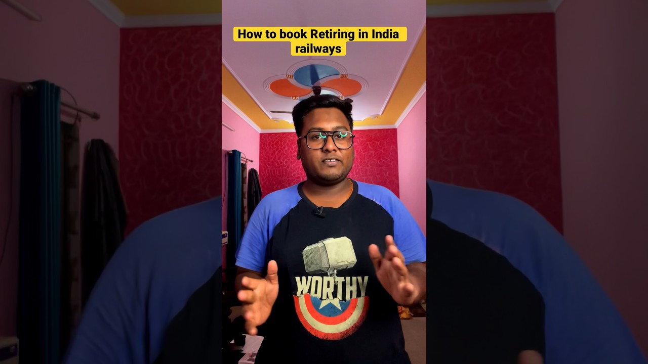 #indianrailways How to book retiring room at railway station