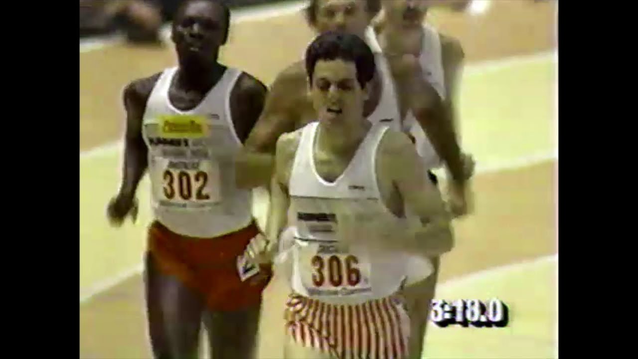 Wilson Waigwa vs. Rod Dixon - Men's Master's Mile - 1991 Millrose Games
