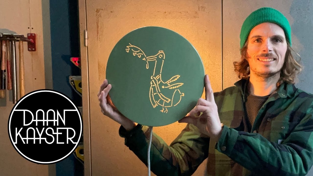 Kinderkamer nachtlampje  van staal