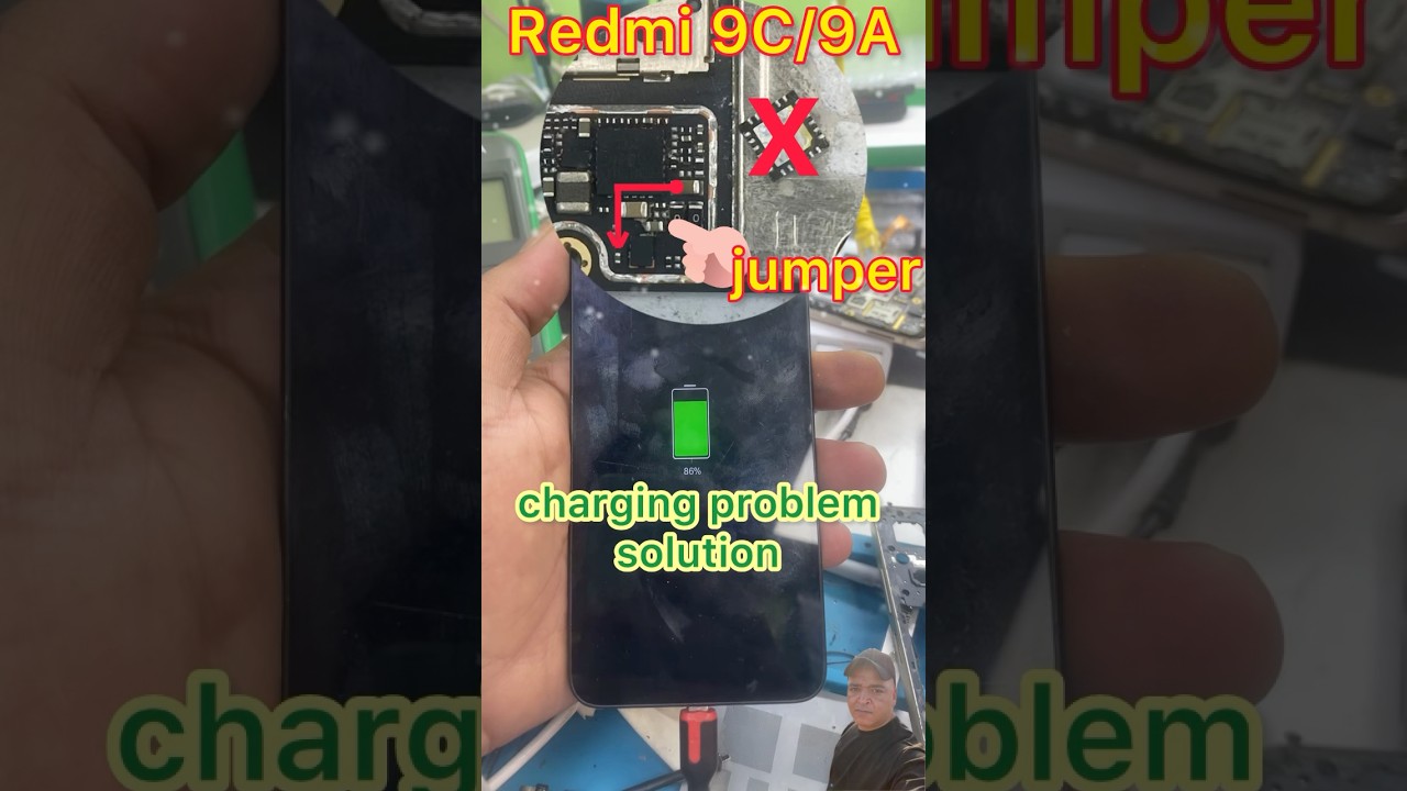 Redmi 9C/9A charging problem solution || 9c/9a charging jumper #solution #repair #redmi9a #redmi9c