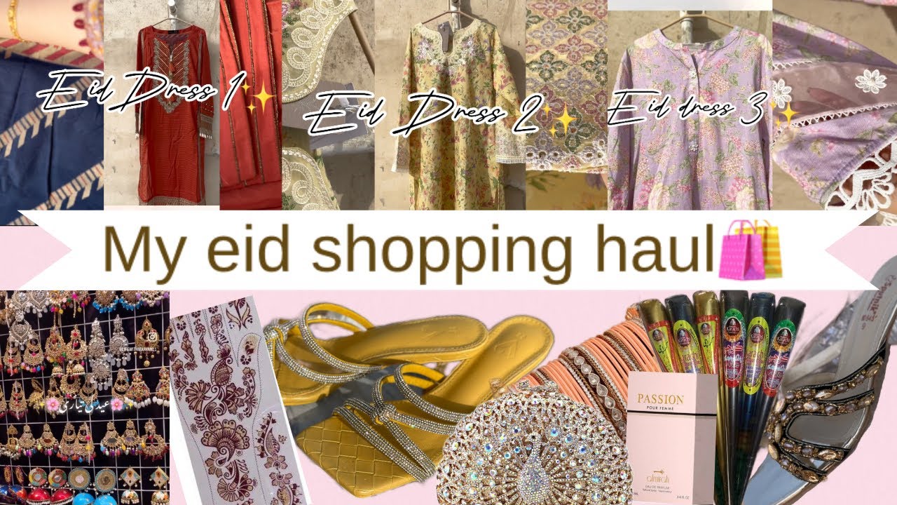 My Eid Shopping Haul 2023-Jewerly, Bags & Matching Shoes🌙✨
