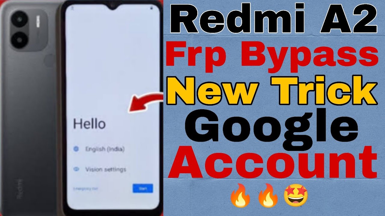 Redmi A2 Frp Bypass 💥 New Method / Redmi A2 Google Account Remove Without Pc / Redmi A2 Google Lock 