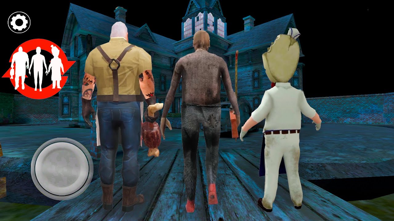 Playing as Grandpa, Mr.Meat & Rod in Granny 3 | Granny 3 Mod Menu