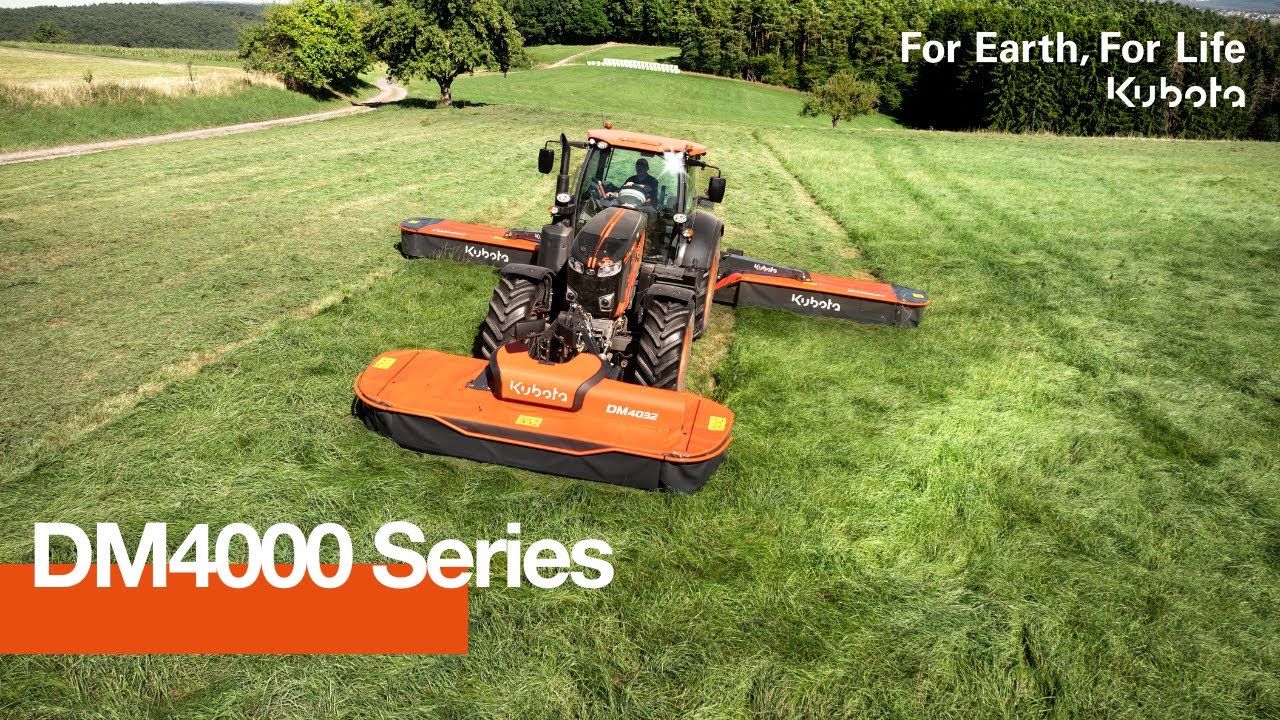 Kubota DM4000 series plain front mowers (EN) | #Kubota 2025