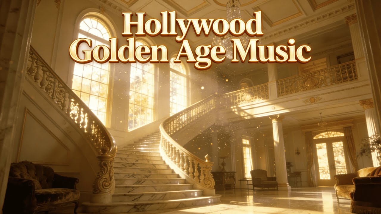 Old Hollywood Glamour | Vintage Cinema Music for Late Night Ambience