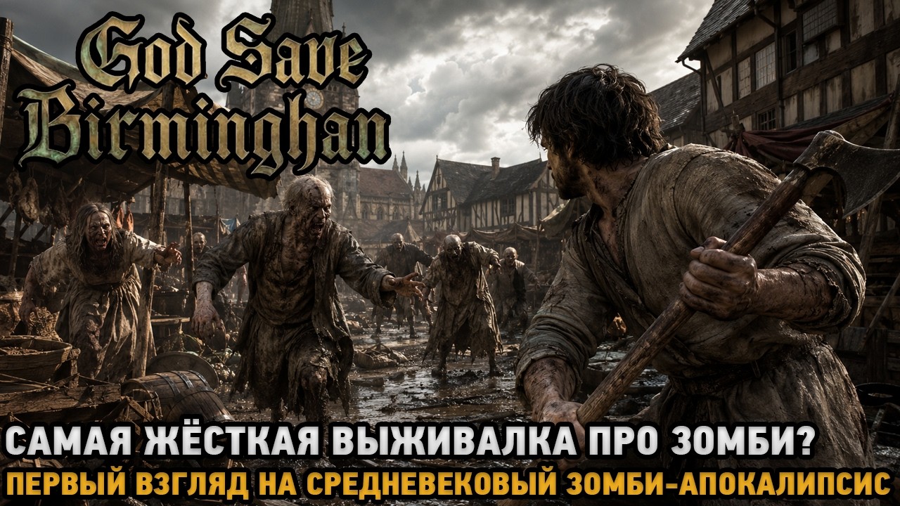 God Save Birmingham # Самая жесткая выживалка про зомби  ( первый взгляд )