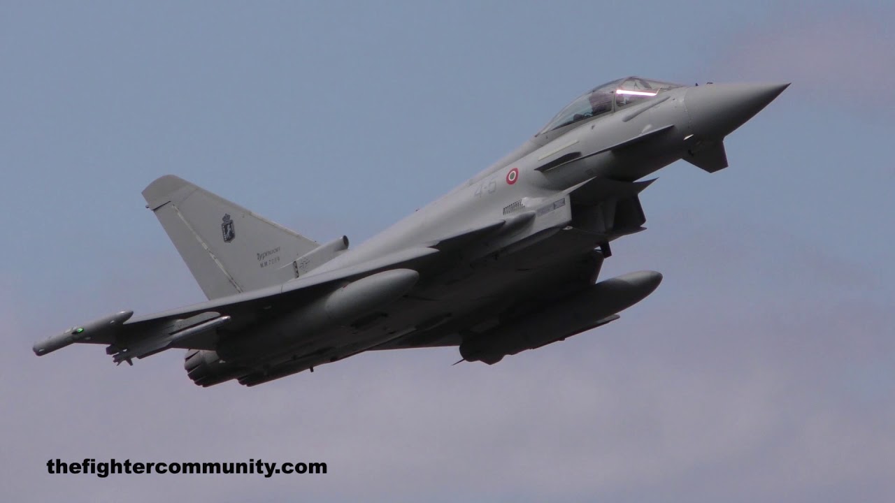 Air Ops Eurofighter Typhoon Italian Air Force (AMI). DACT 2017