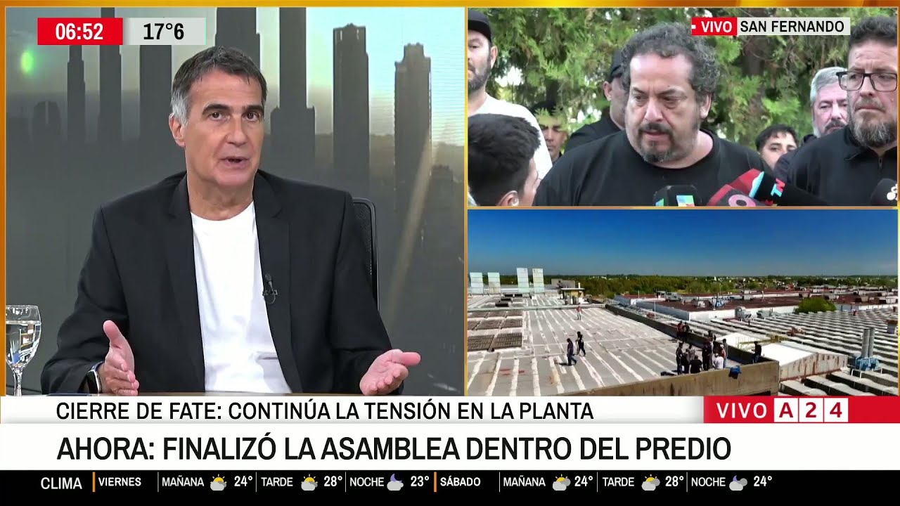 📢 CIERRE DE FATE: FINALIZÓ LA ASAMBLEA DENTRO DEL PREDIO Y SE MANTIENE LA OCUPACIÓN PACÍFICA