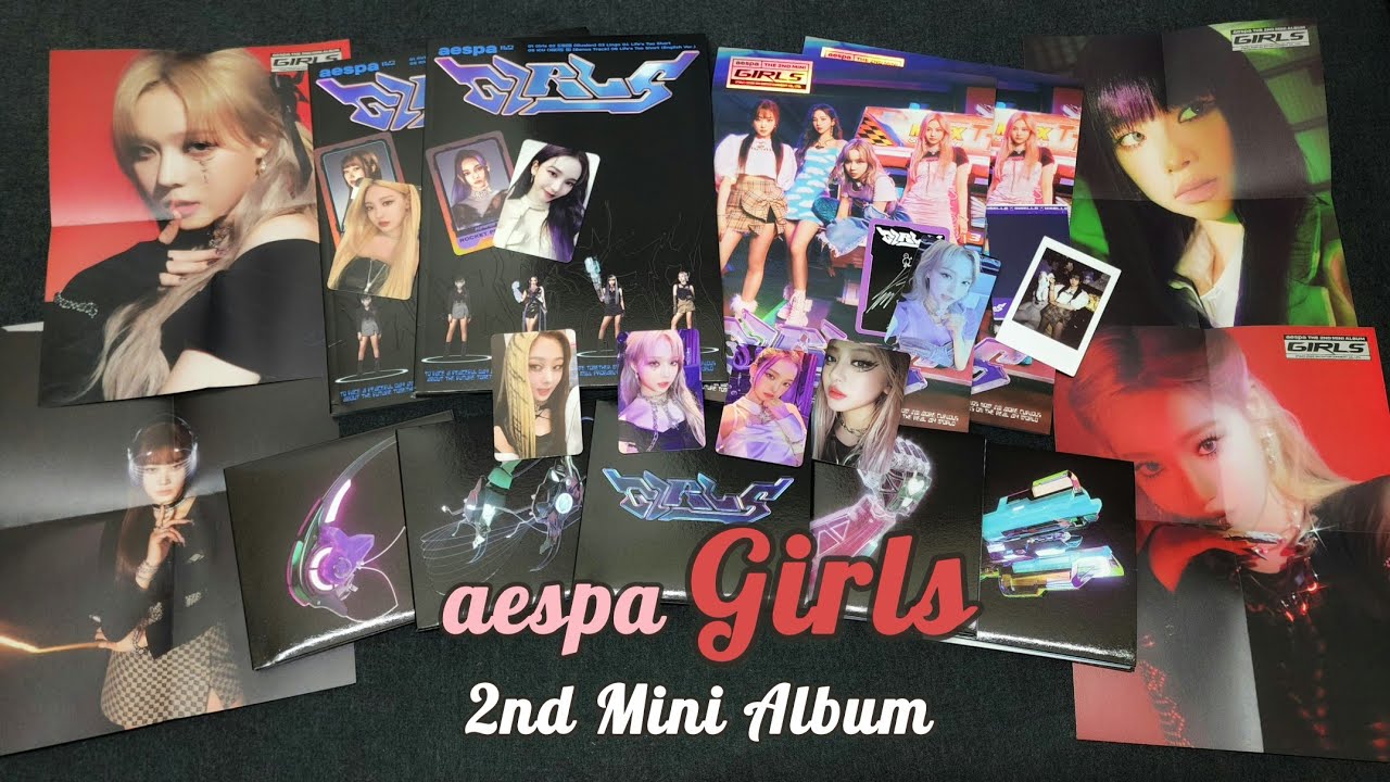 [Unboxing] AESPA - 2nd Mini Album Girls (Kwangya + Real World + Digipacks All ver)