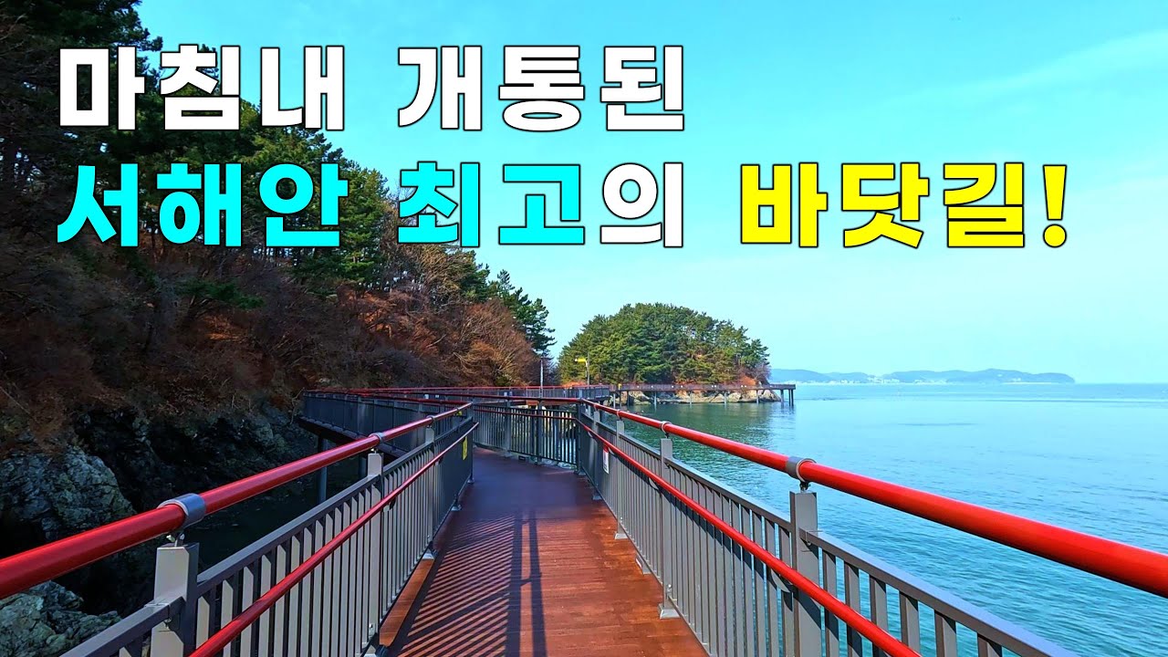 한국에서 가장 아름다운 섬 전망대와 마침내 개통된 드무리 바닷길