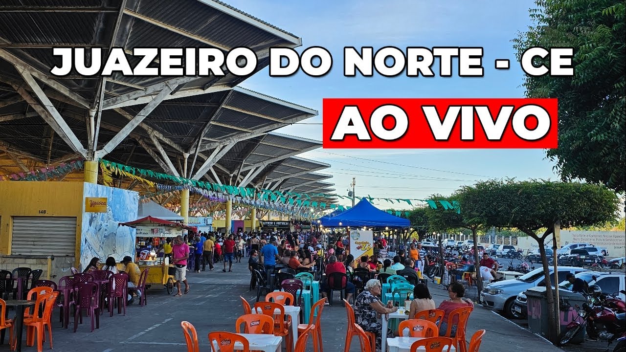 Ao Vivo em Juazeiro do Norte-CE Domingo com muitos Romeiros 12/01/2026
