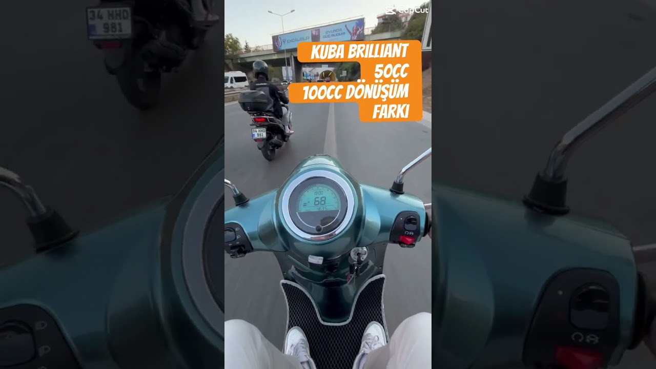 Kuba Brilliant 50cc 100cc d&ouml;n&uuml;ş&uuml;m #brilliant #100cc #rks  #kuba #&ccedil;inmalı #50cc #motosiklet #scooter