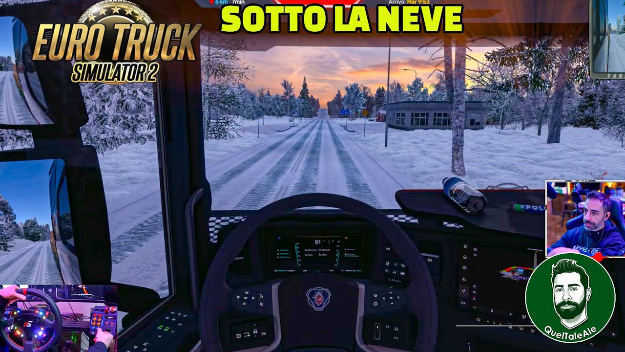 SI PROSEGUE SULLA NEVE VERSO CAPO NORD - Euro Truck Simulator 2 - Gameplay ITA