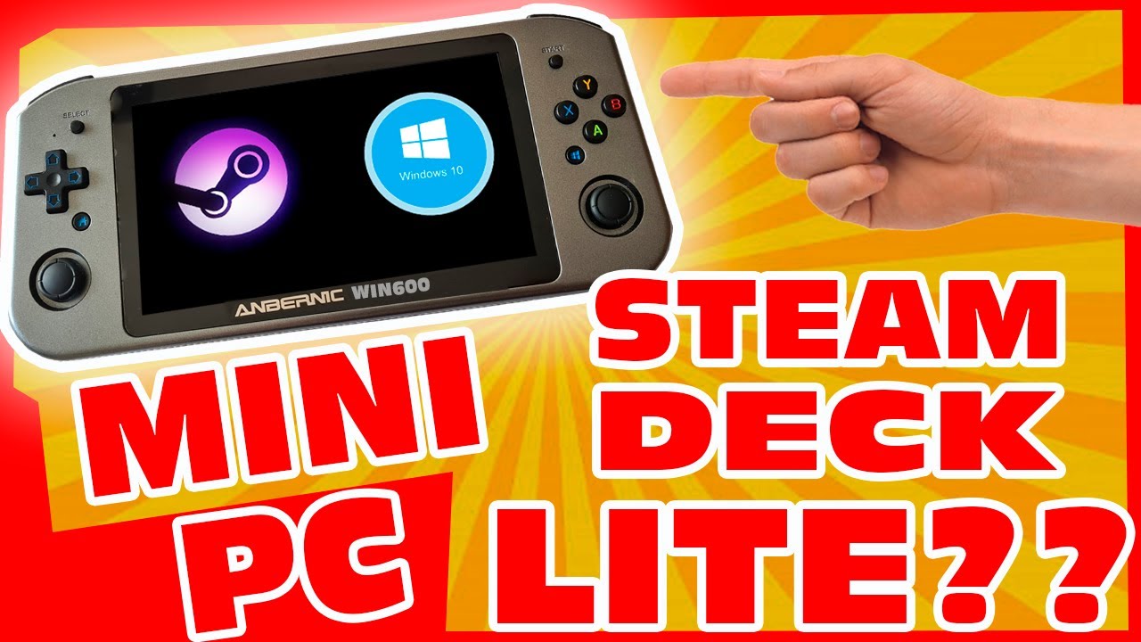 ✅Descubre ANBERNIC WIN600🔥STEAM DECK LITE?? REVIEW+TUTORIAL+AMPLIACIÓN