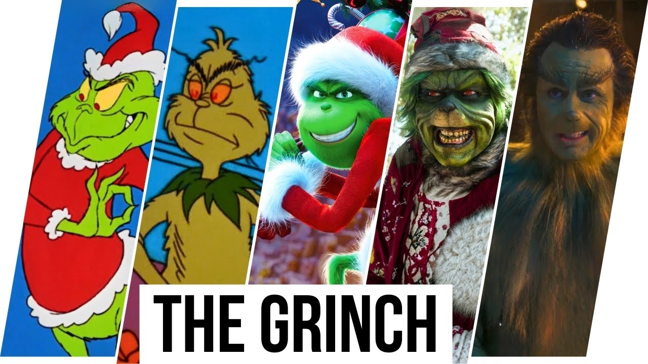 The Grinch Evolution in Movies & TV Shows (1966-2025)