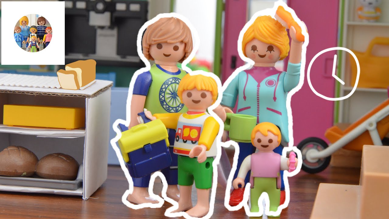 Die Morgenroutine von Familie Wolf| Alltagsgeschichte| Playmobil Fim deutsch