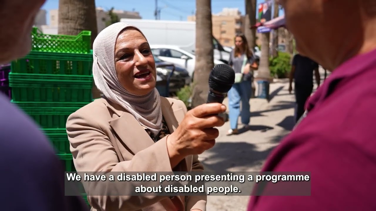 Jordan 2024 EU EOM - EU observers visited Radio Al Balad, a community radio in Amman