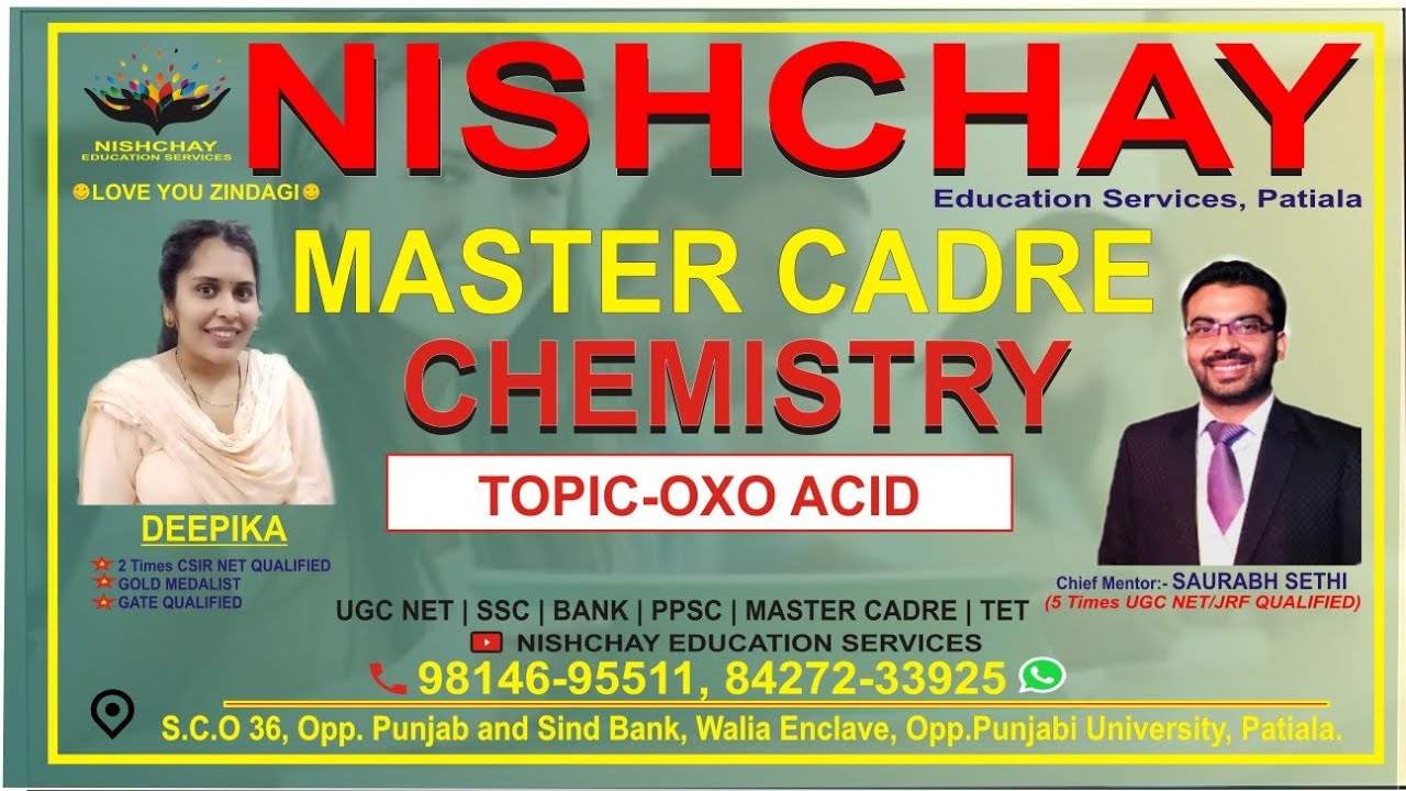 MASTER CADRE | CHEMISTRY | NISHCHAY | DEEPIKA MAM | SAURABH SETHI |