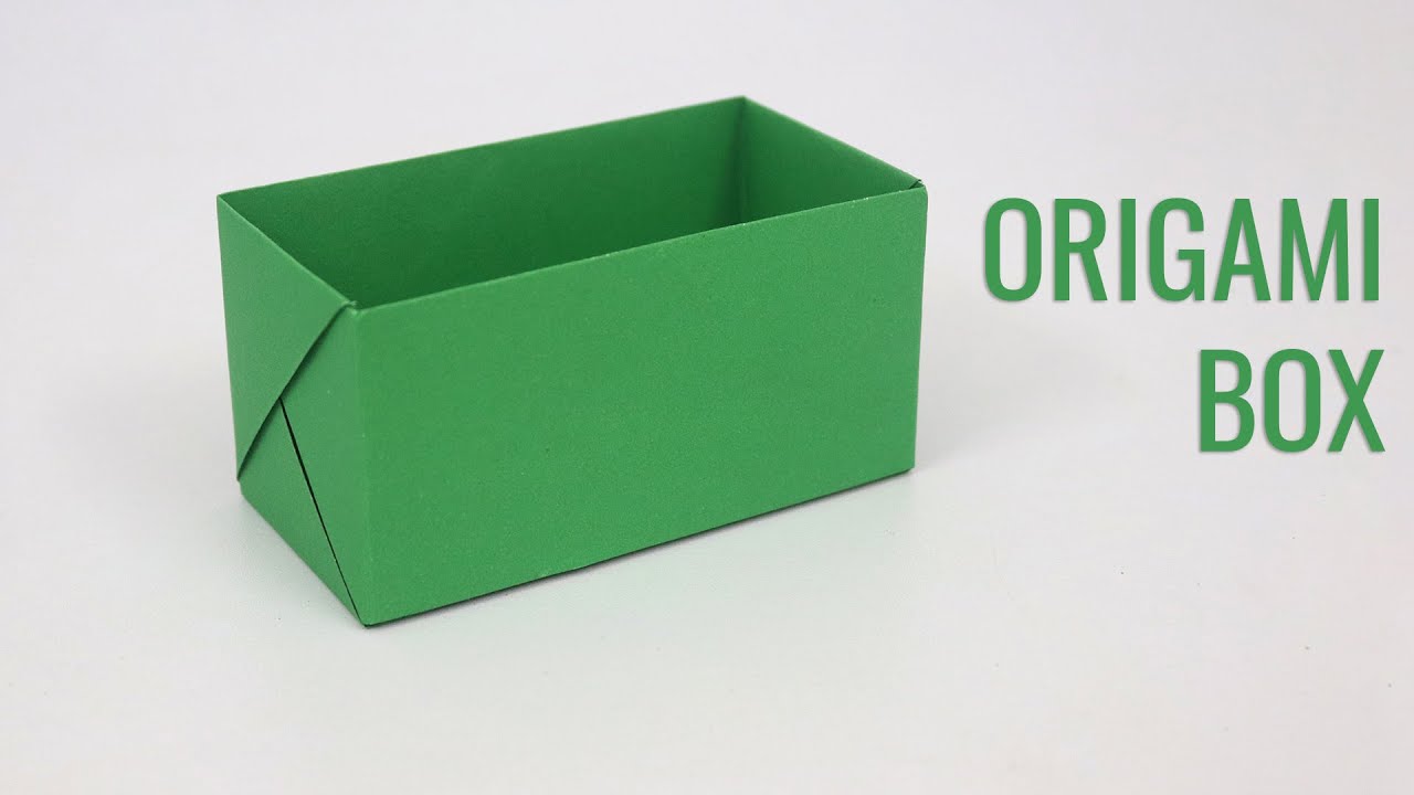 How to Make Paper Box without Glue - Easy Origami Rectangular Box Making
