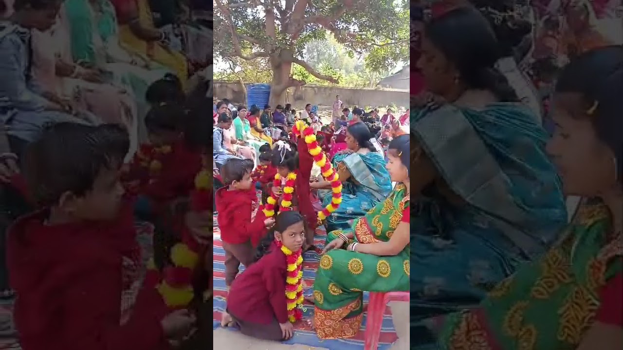 Mata pita ka Pujan kiye Shishu Mandir mein