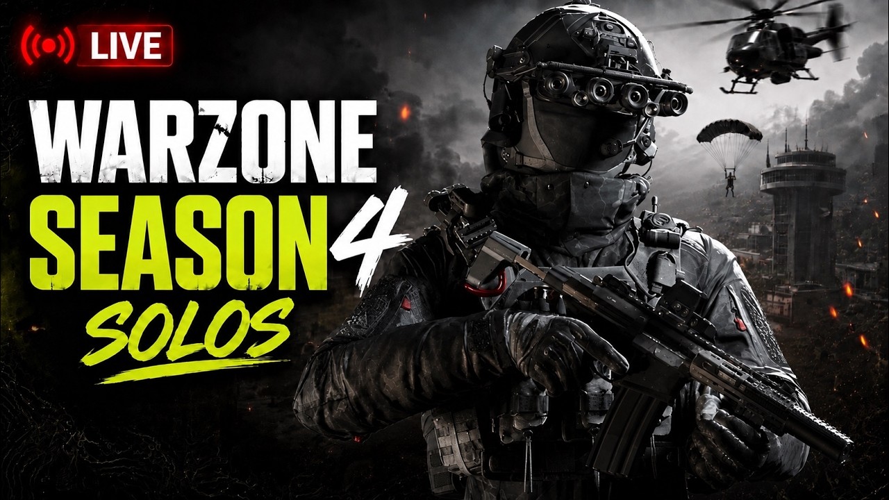 🔴Live | #1 SOLO POV - Warzone Season 4 Solos