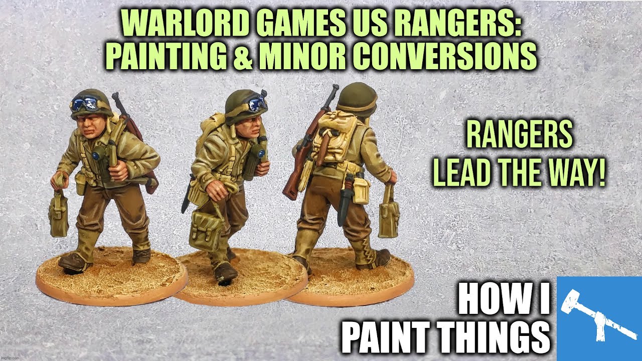Painting New Bolt Action US Rangers - And a Little Knife Work! [How I Paint Things]