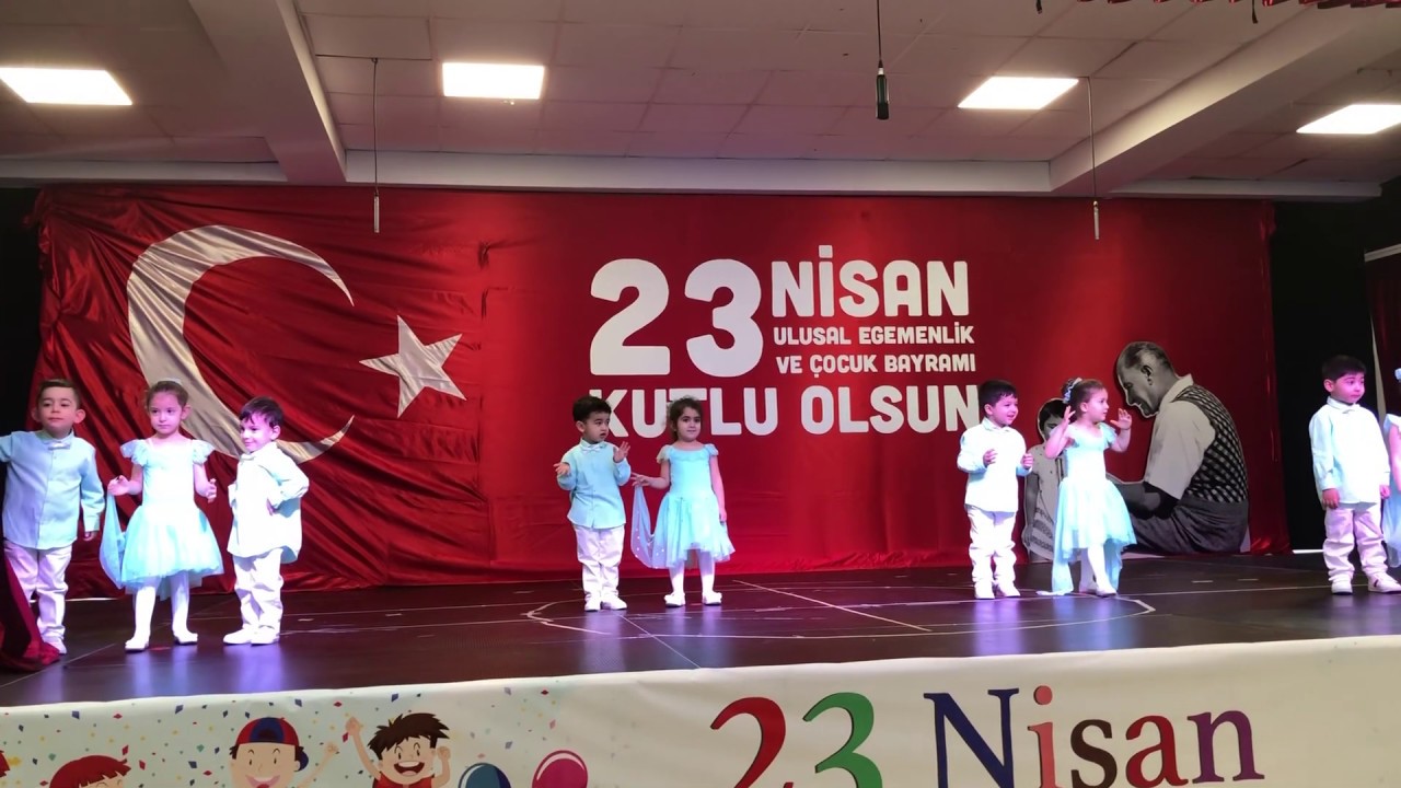 23 Nisan Anaokulu 3 Yaş Minik Kalpler Sınıfı Gösterisi