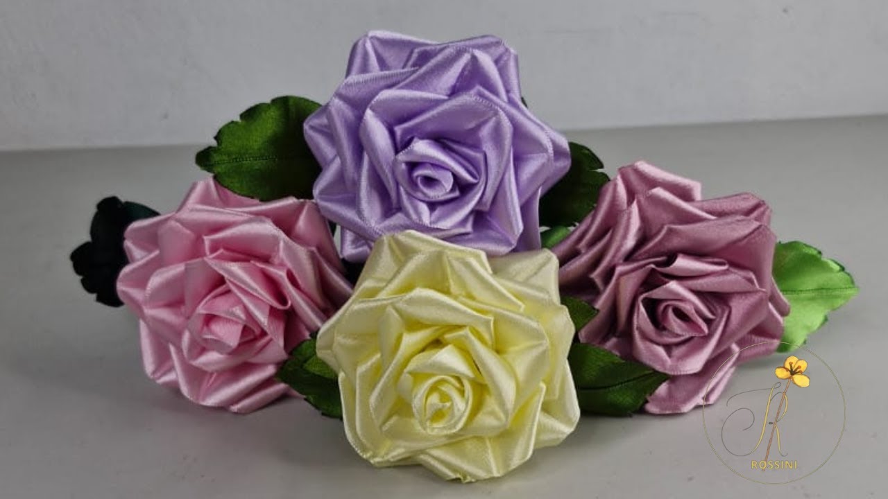tutorial de rosas eternas / como hacer rosas con cinta🌹 /curso de rosas eternas 😊