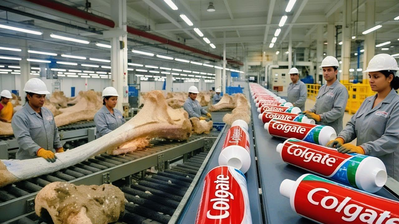WHAT&rsquo;S INSIDE YOUR TOOTHPASTE? 🦷 | Hidden Manufacturing Process