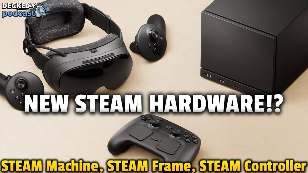 Анонс нового оборудования Steam! Steam Machine, Steam Frame и Steam Controller!?