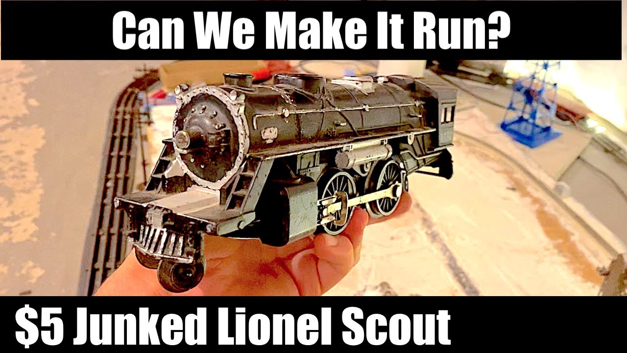 Can We Make it Run? $5 Vintage Junked Lionel Locomotive