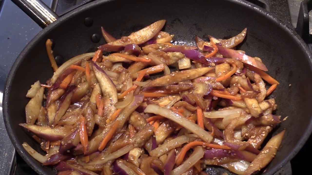 Ginger and Garlic Eggplant....
