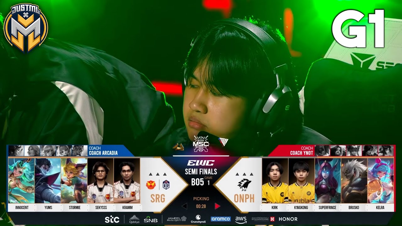 ONIC PH VS SRG.OG GAME 1 | KNOCKOUT STAGE DAY 3 | MLBB MSC 2025