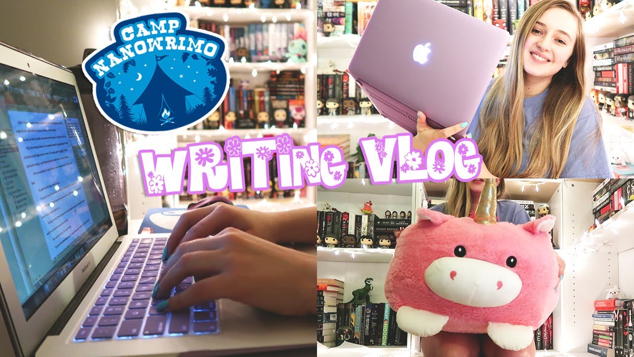 I'm WRITING A BOOK again? // Camp Nanowrimo Week 1 Vlog💙