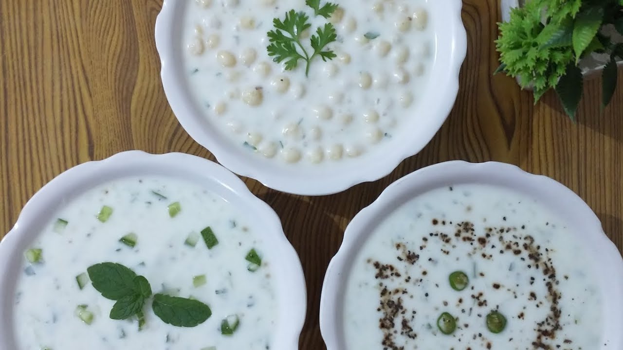 Raita-A Yogurt Based Classic Indian Side Dish | 3 types of best raita recipes@SuperTastyDishes
