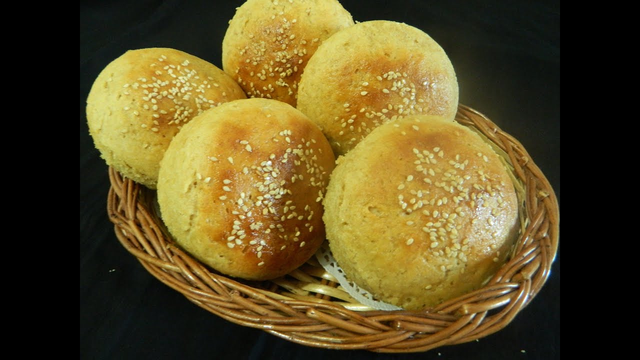 Whole Wheat Burger Buns / Aatta Bun /  - By Food Connection