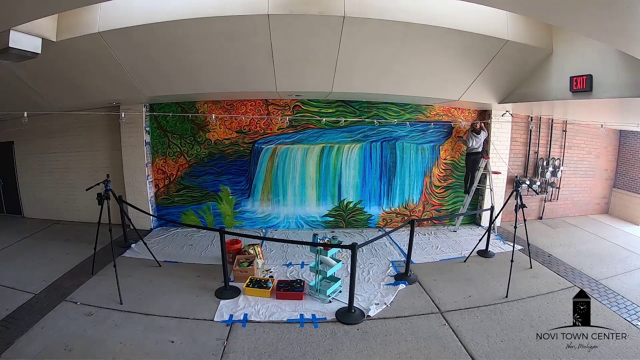 Novi Town Center | Tahquamenon Falls Mural