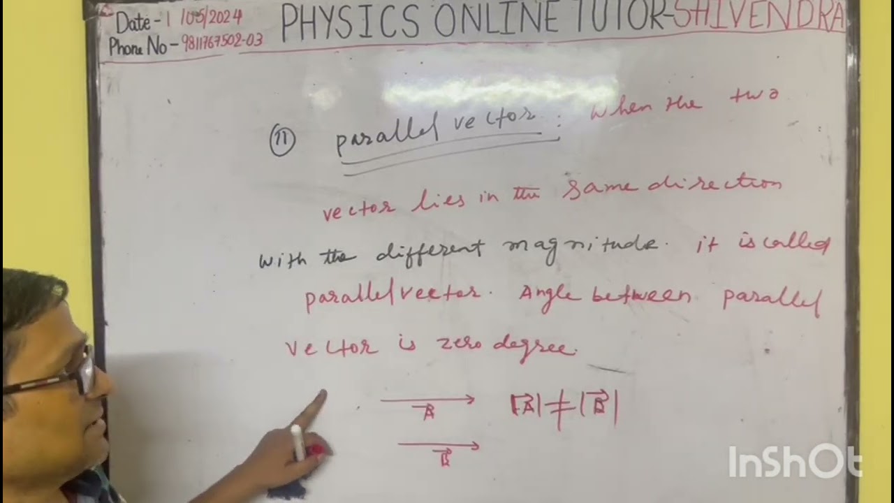 Vector (Physics for Class 11 CBSE, NEET, JEE main)