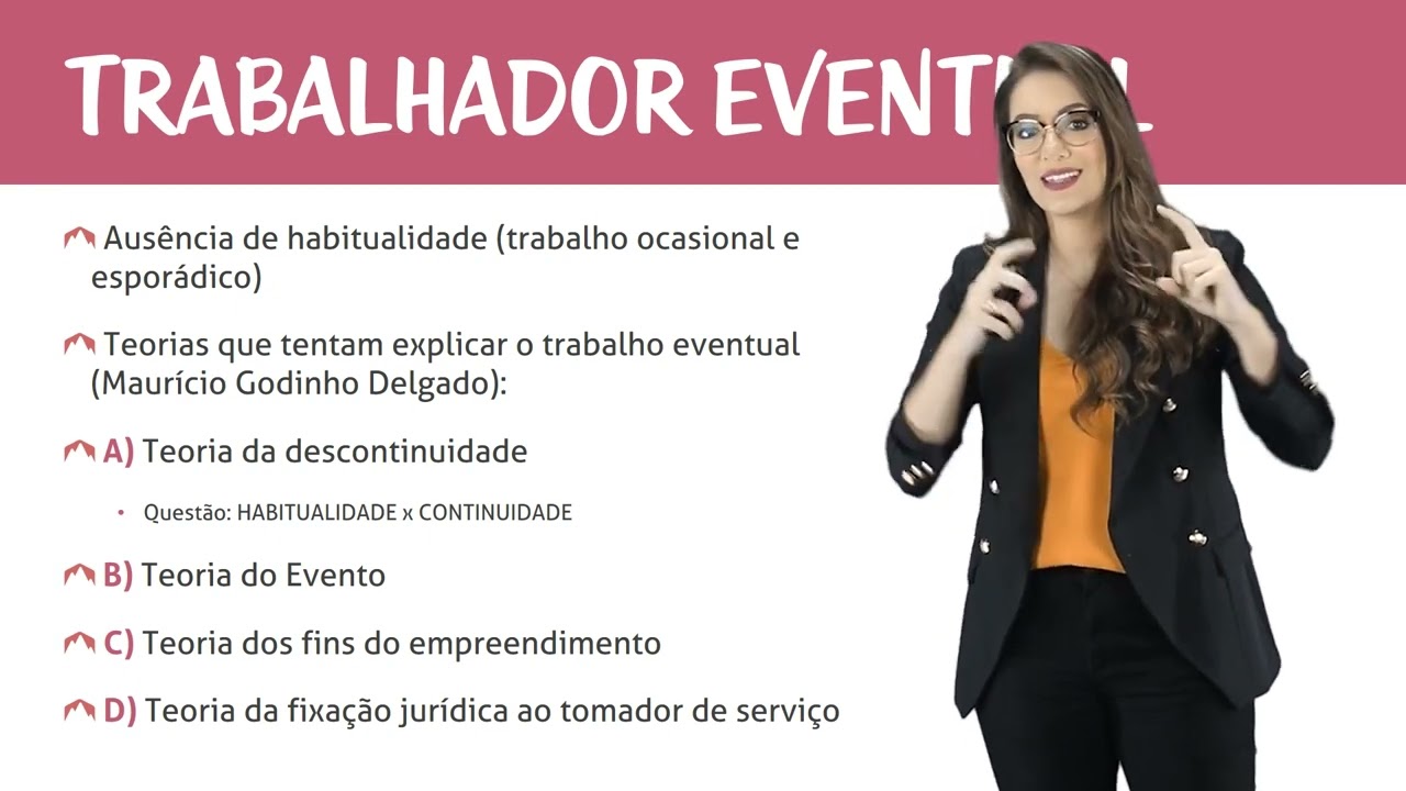 Direito do Trabalho - Revisão OAB - Trabalhador Eventual