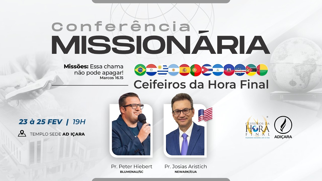 Conferência Missionária - Pr. Peter Hiebert - 23 02 2026