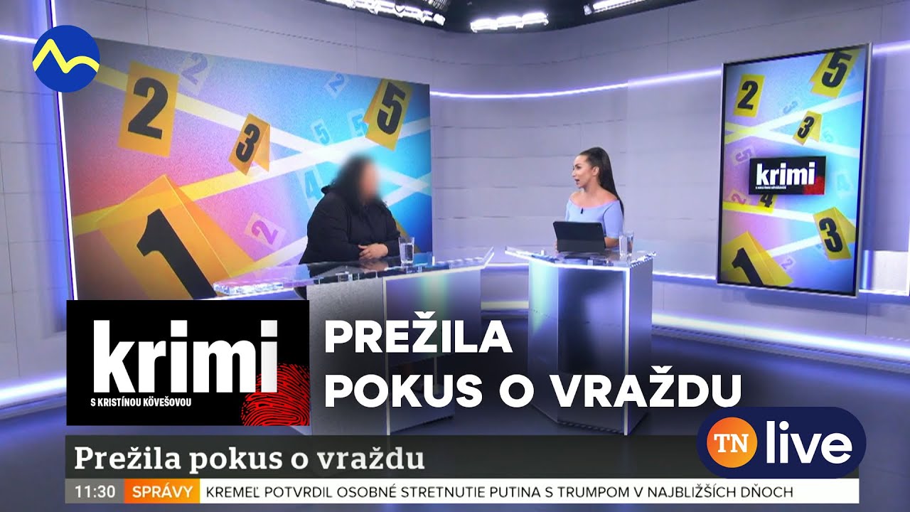 Prežila pokus o vraždu: KRIMI s Kristínou Kövešovou | TN live