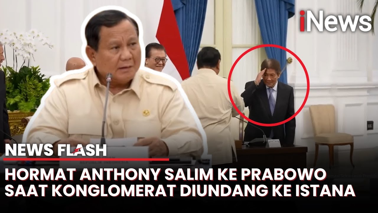 Gelar Rapat Bareng Miliarder AS, Sikap  Anthony Salim Hormat ke Prabowo Jadi Sorotan | News Flash