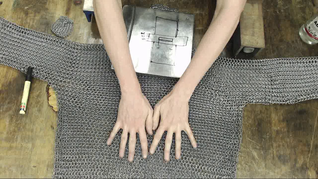 How to pattern a mail shirt
