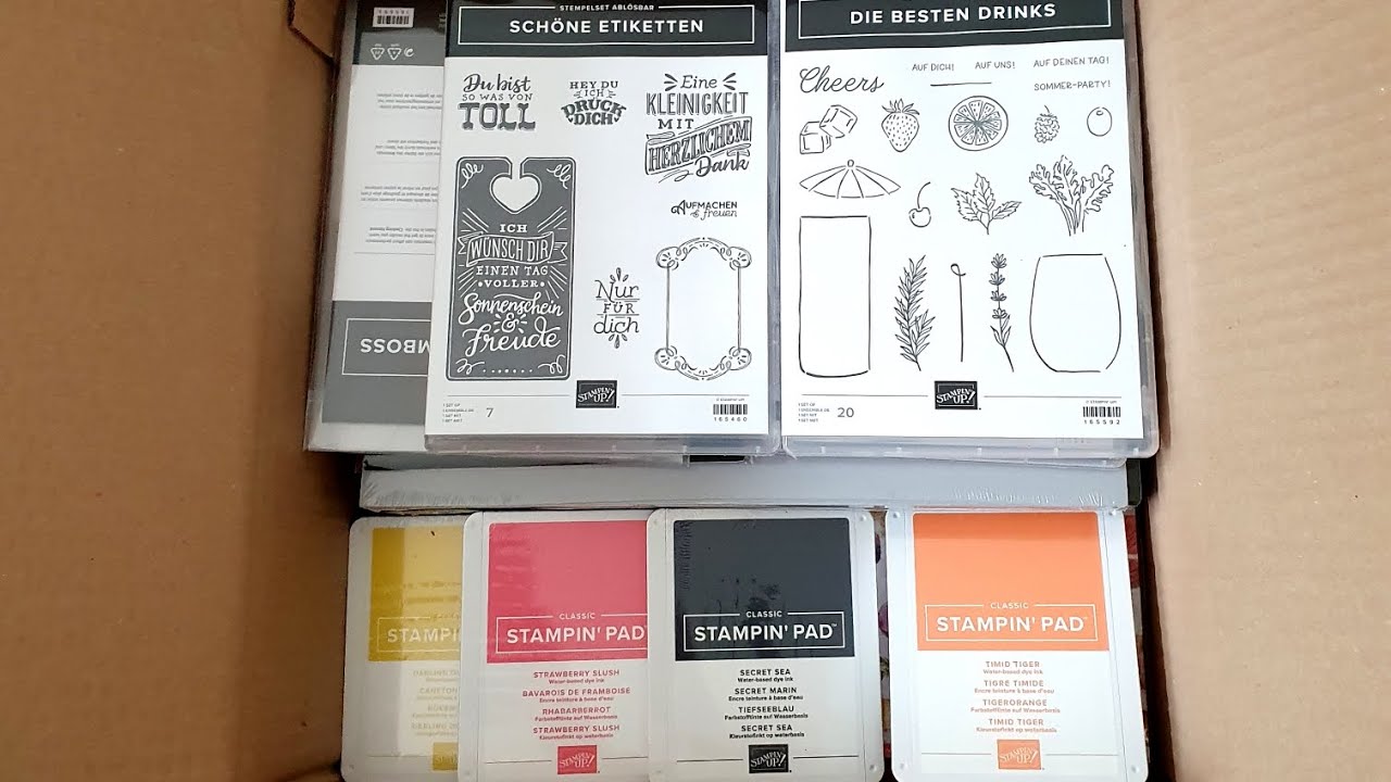 Auspackvideo Unboxing Preorder Stampin' Up! Jahreskatalog 25/26