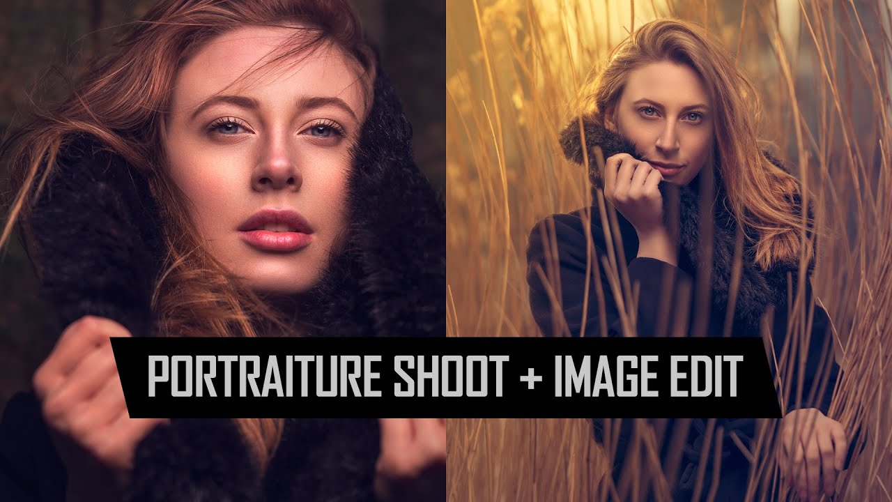 Portraiture photoshoot // BTS + edit in photoshop.