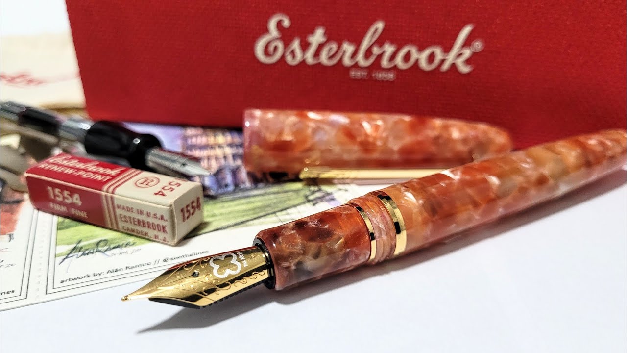 Modern & Vintage Combined: Esterbrook Estie - Petrified Forest With MV Adaptor