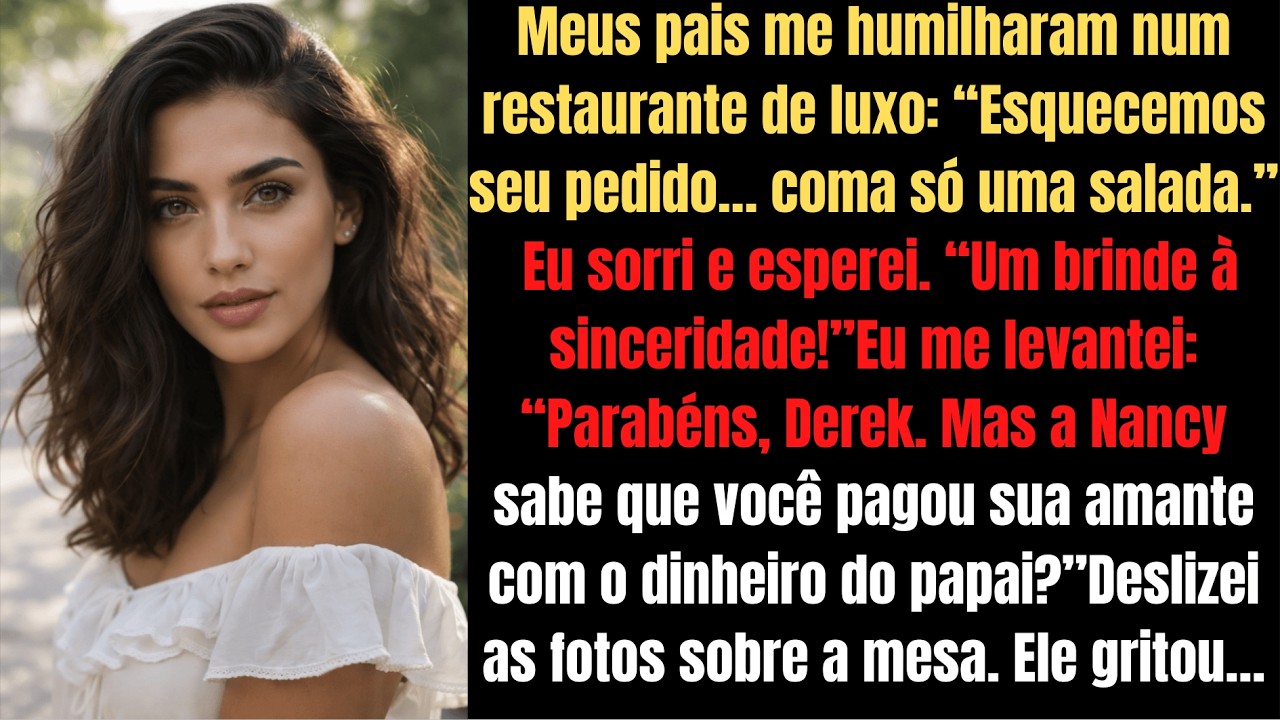 Me humilharam no jantar, então usei um brinde para expor o noivo golpista!
