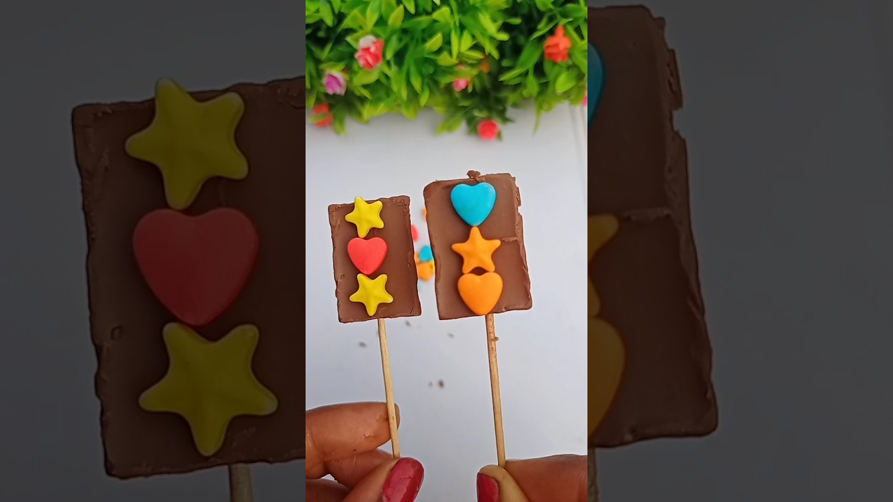 Eleton Chocolate & Kinder Joy popcical stick 🍡#youtubeshorts