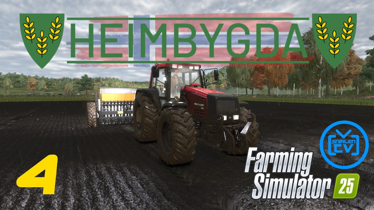 Lets Play Heimbygda | Ep.4 | Seeds In The Ground | FS25 | Eng Lets Play